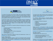 Tablet Screenshot of dmacctraining.com